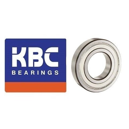 Ball Bearing, 65mm x 140mm x 33mm, single row deep groove ball bearing, two shields, C3 Fit -  KBC, 6313-ZZ KBC